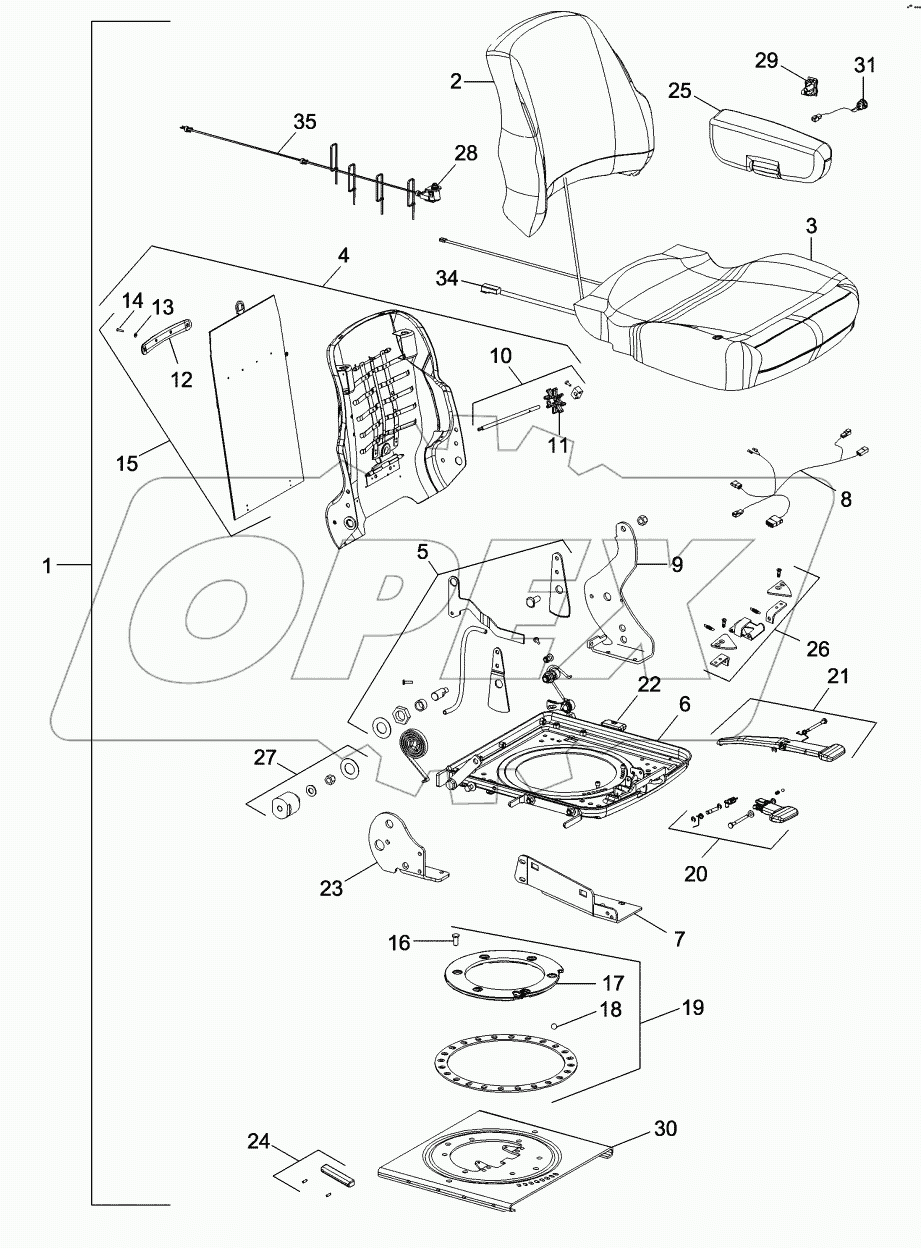CUSHION ASSEMBLY - SEAT
