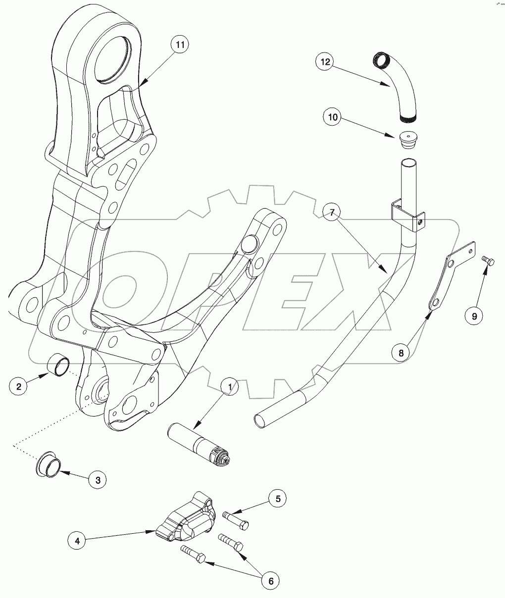 HITCH - DRAFT CONTROL PINS