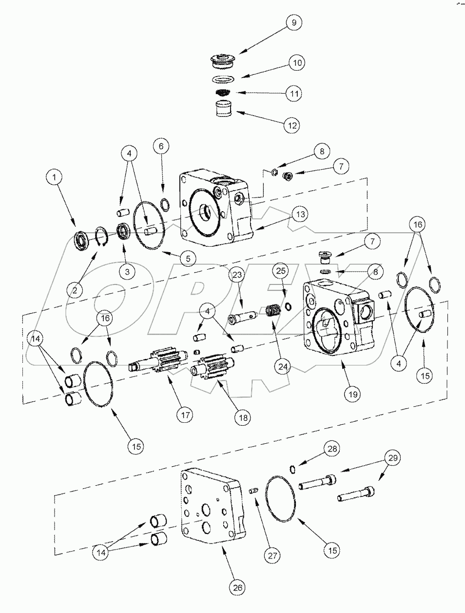 FUEL INJECTION PUMP, MX255 AND MX285