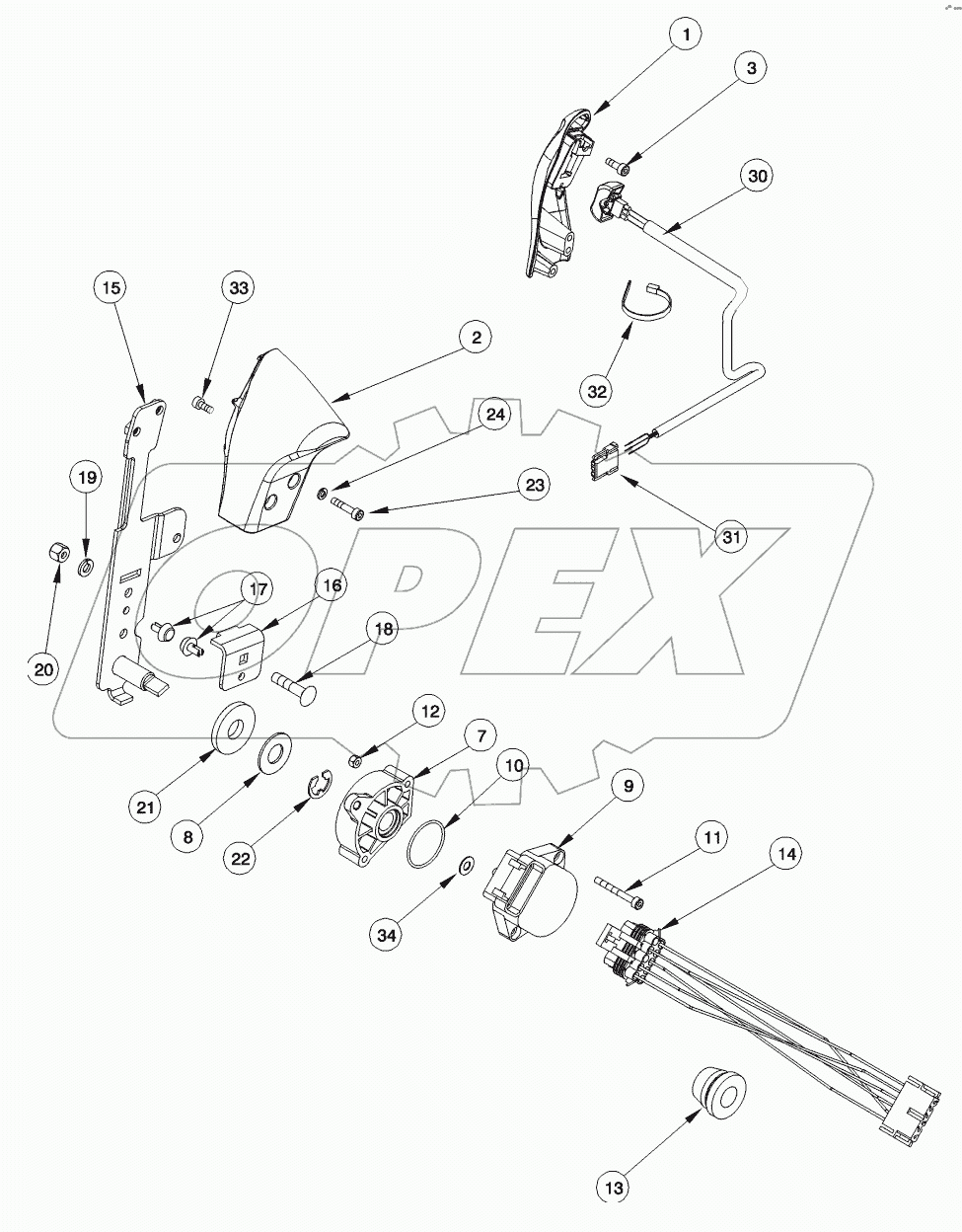 HAND THROTTLE, MX255 AND MX285