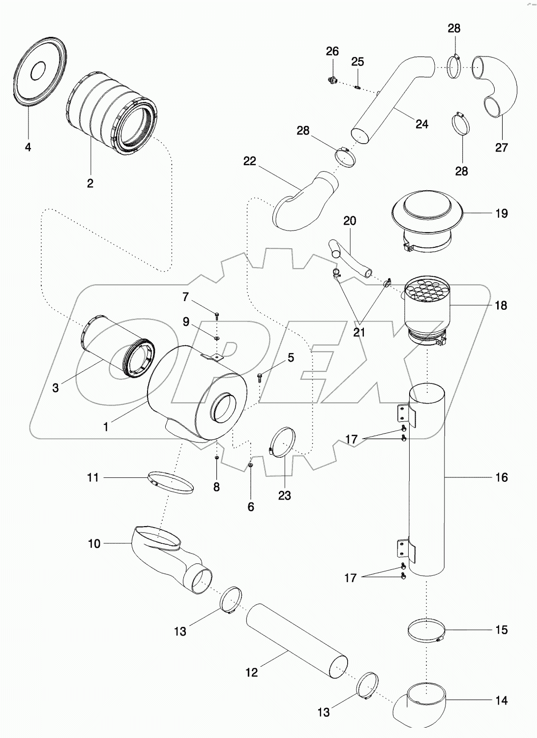 AIR INDUCTION SYSTEM - SEVERE DUTY