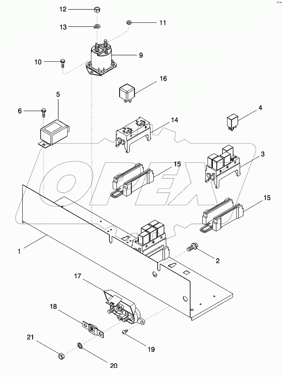 ELECTRICAL COMPONENT MOUNTING