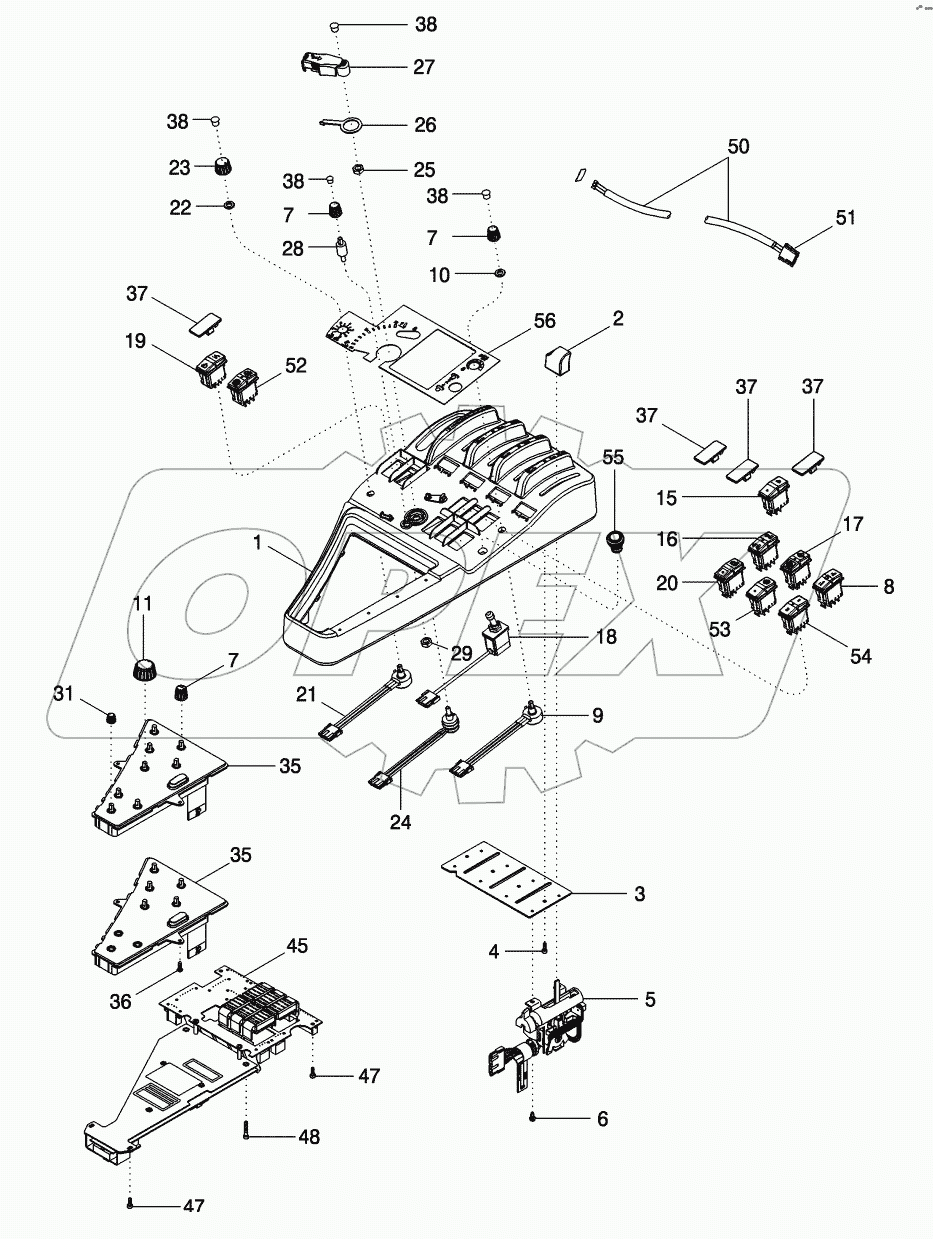 CONTROLS - RIGHT HAND CONSOLE