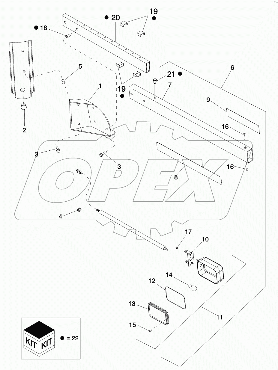 LAMPS - WIDE TRANSPORT, FIXED