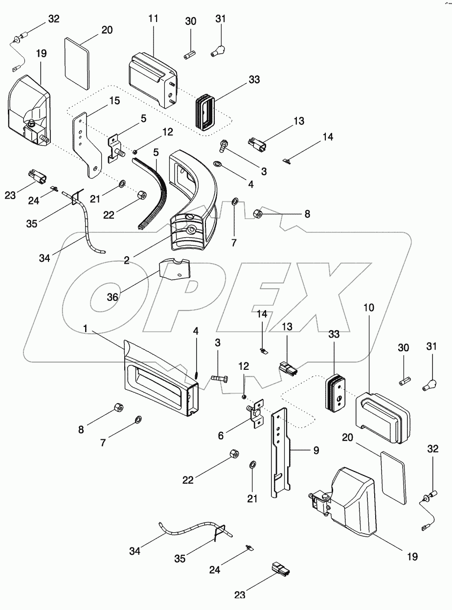 LAMPS - FRONT POSITION AND WORK