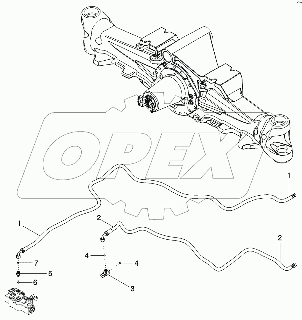 HYDRAULIC SYSTEM - MFD DIFFERENTIAL LOCK