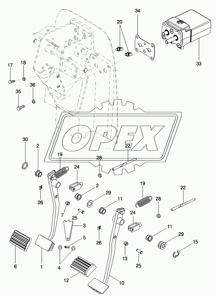 BRAKES - PEDAL BRAKE