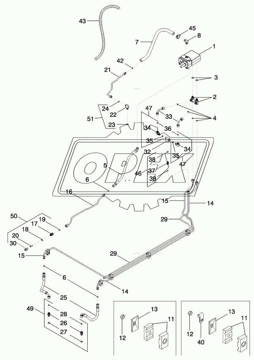 BRAKES - HYDRAULIC SYSTEM, WITH PNEUMATIC TRAILER BRAKES