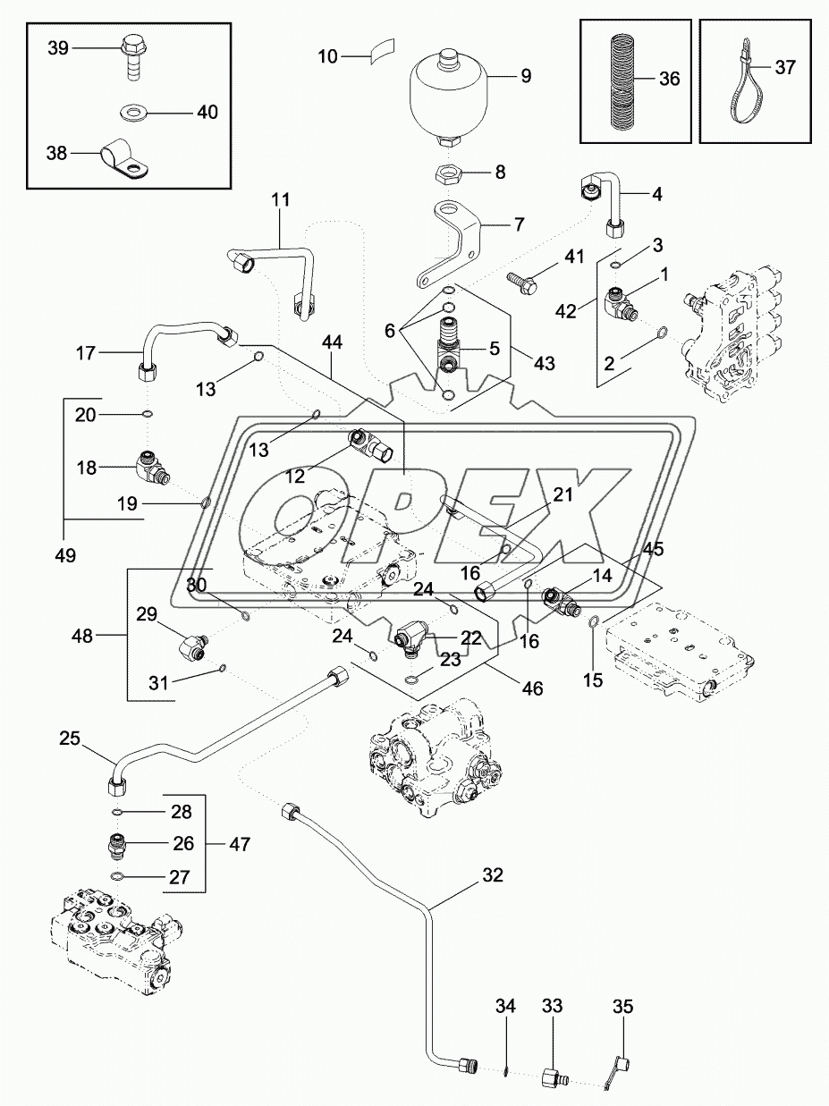 HYDRAULIC SYSTEM - REGULATED PRESSURE