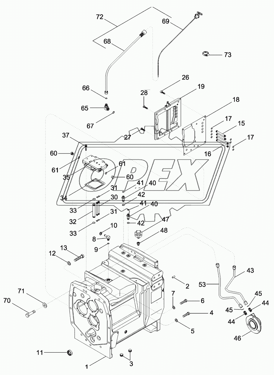 SPEED TRANSMISSION - HOUSING