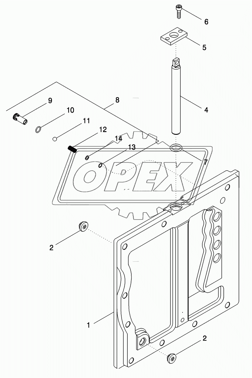 PLATE ASSEMBLY - VALVE MOUNTING, LEFT HAND SIDE