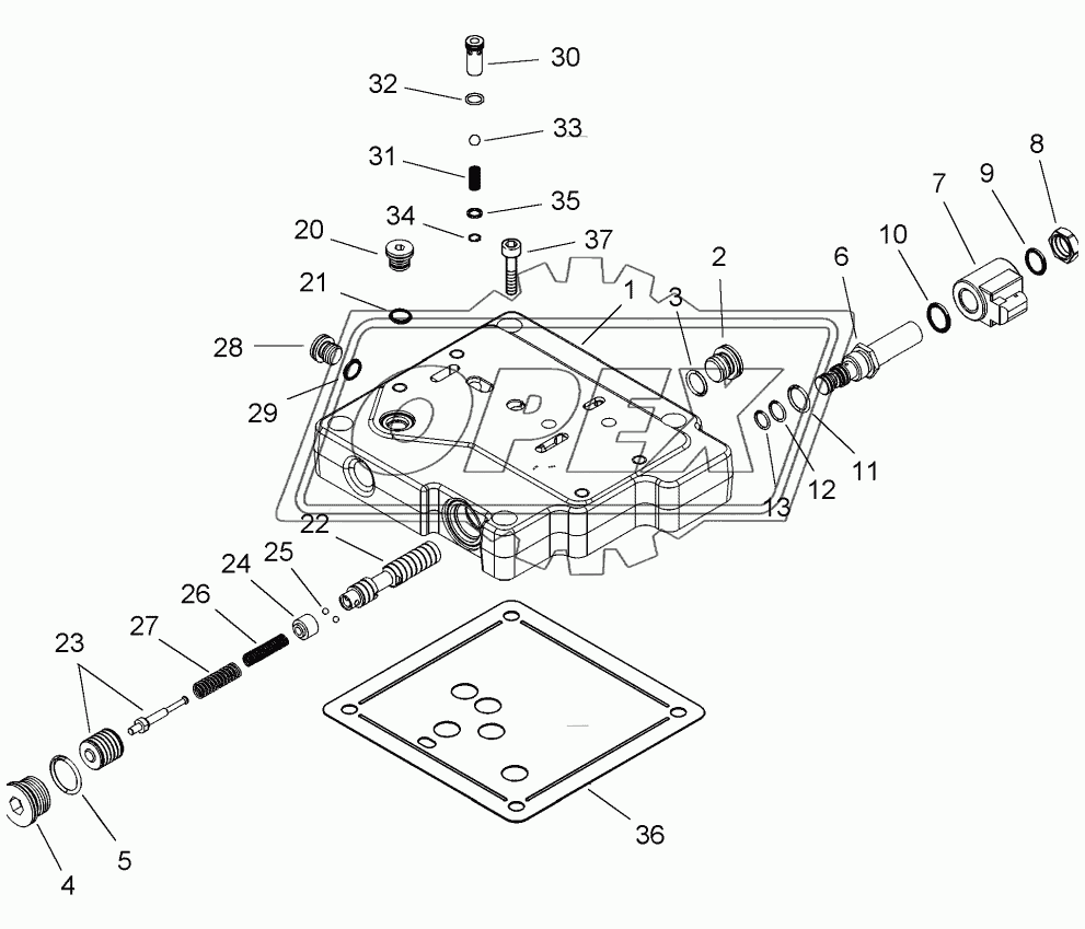 VALVE ASSY - INCHING