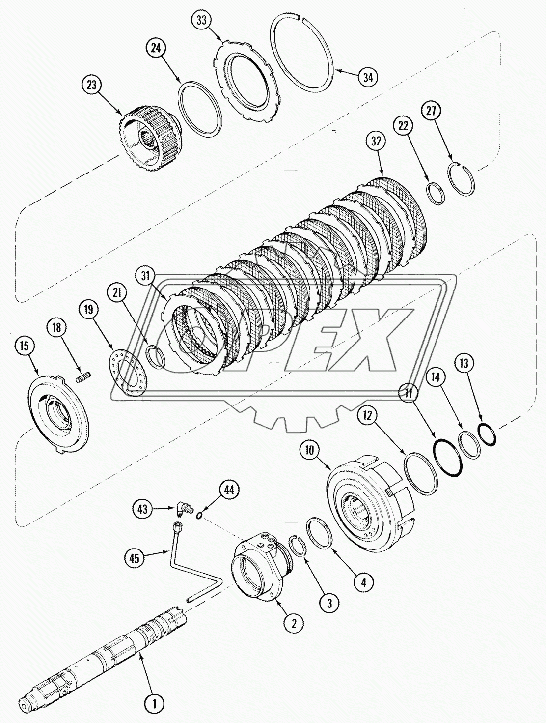 RANGE TRANSMISSION - MASTER CLUTCH