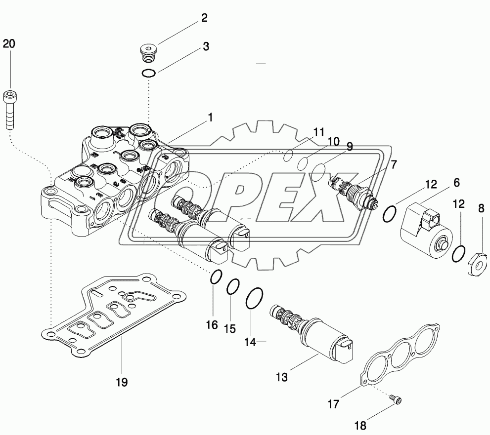 VALVE ASSEMBLY - TRANSMISSION CONTROL (450728A2)