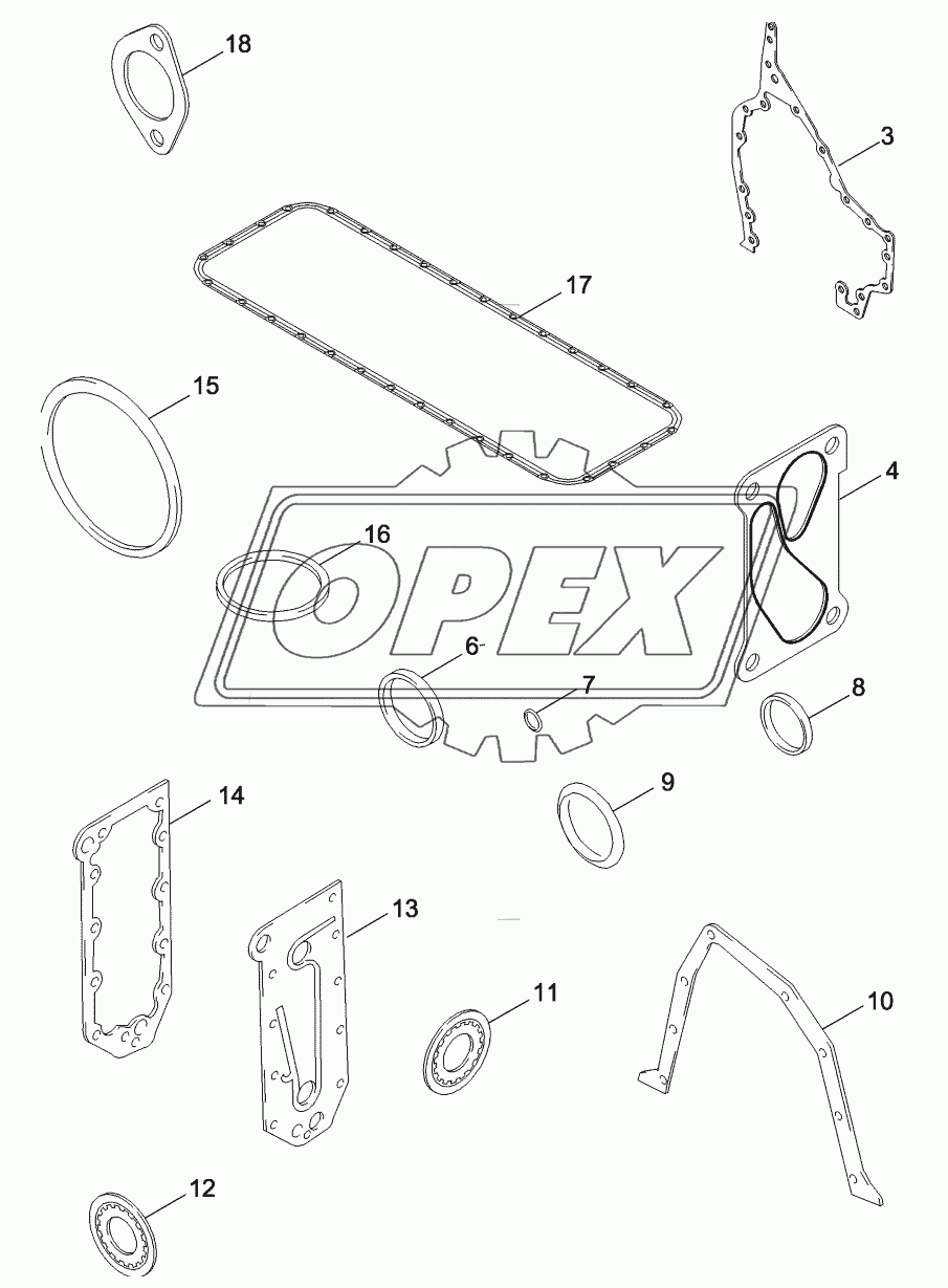 GASKET KIT - CYLINDER BLOCK