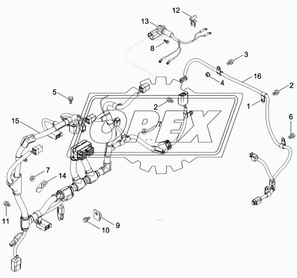 HARNESS, ENGINE CONTROL MODULE