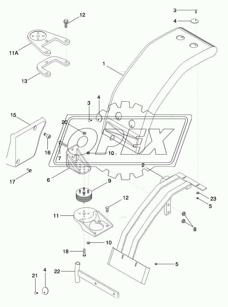 FENDERS - FRONT, WIDE