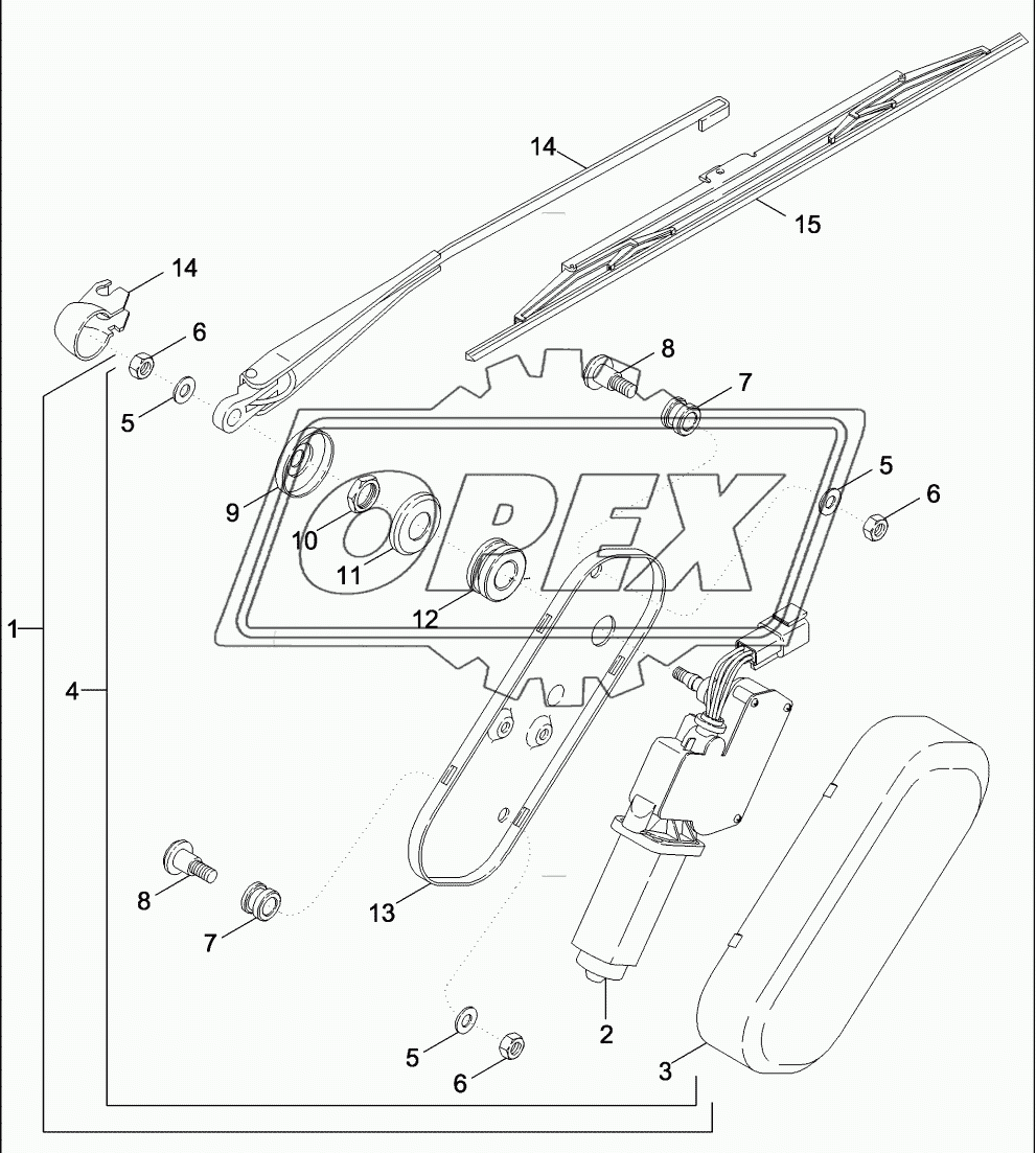 RIGHT HAND WINDOW WIPER