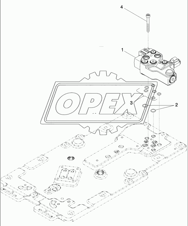 HYDRAULIC SYSTEM - PTO/DIFFERENTIAL LOCK VALVE