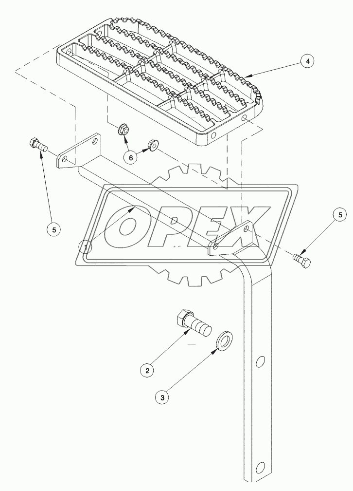 CAB - FRONT WINDOW STEP