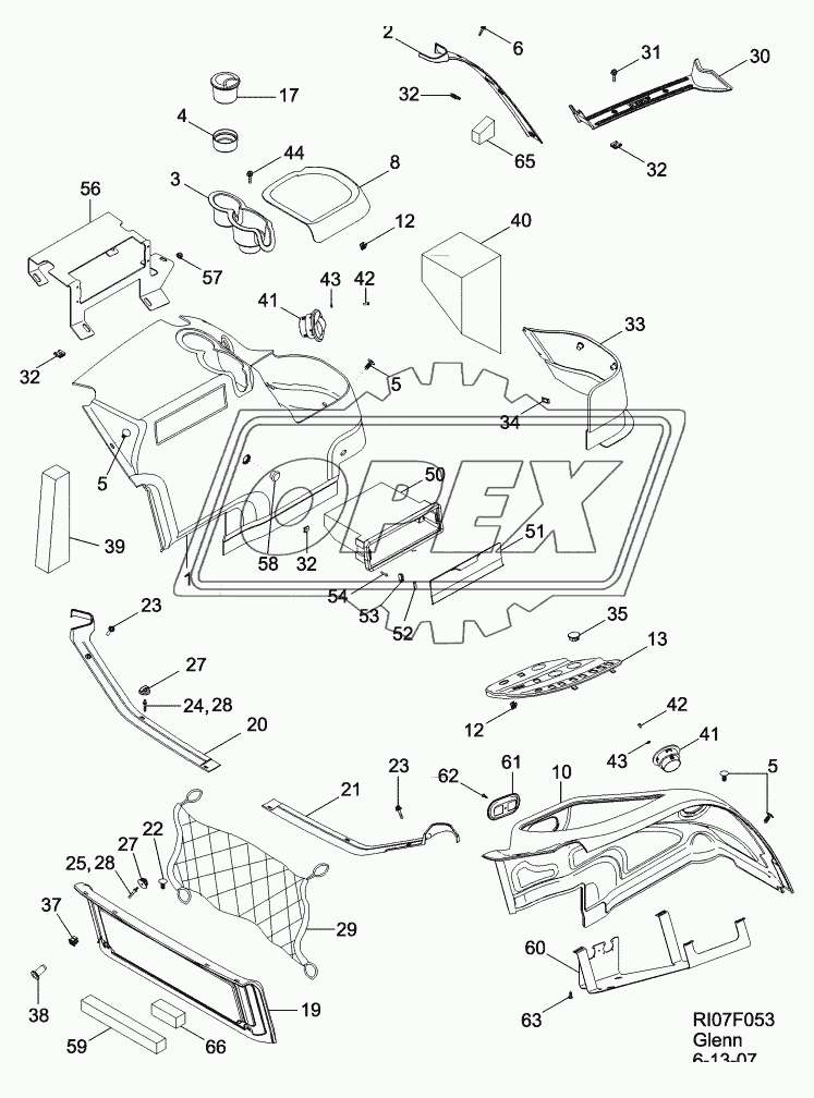 CAB - TRIM, FENDERS