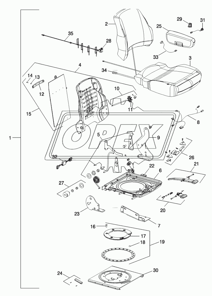 CUSHION ASSEMBLY - SEAT