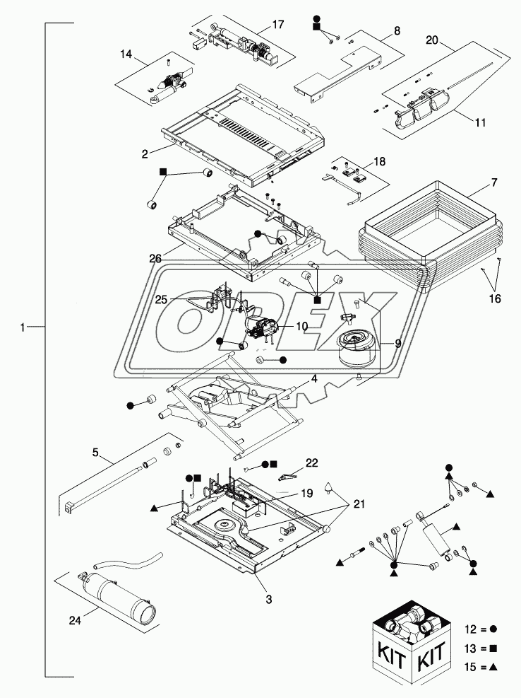 POSITIVE RESPONSE SUSPENSION ASSEMBLY - SEAT