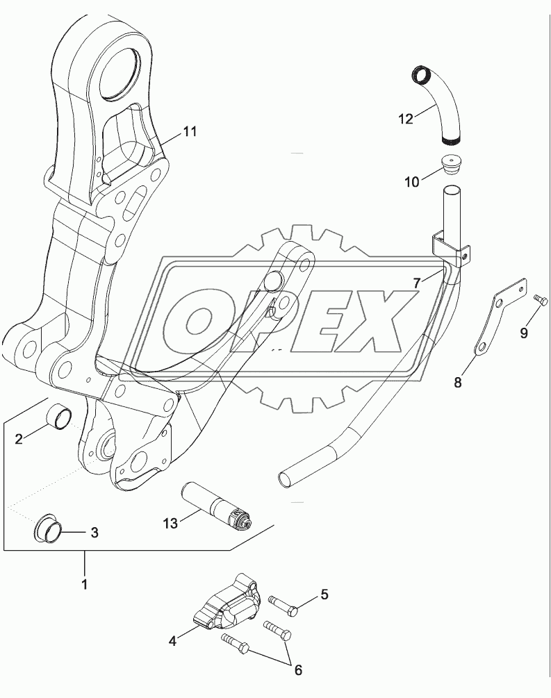 HITCH - DRAFT CONTROL PINS