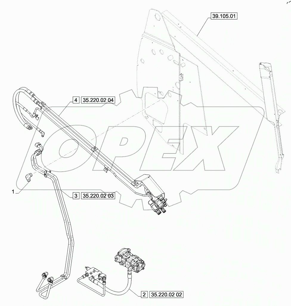 AUXILIARY HYDRAULIC, HIGH FLOW (SR250,TR320)