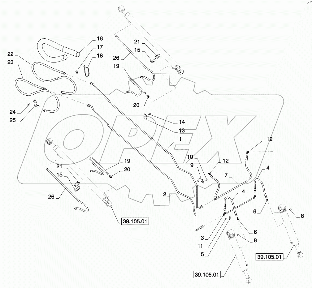  LOADER HYDRAULIC LIFT (SV300,TV380)