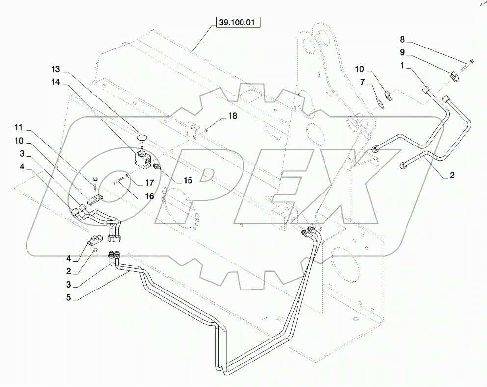  LOADER VALVE PLUMBING (SV300,TV380)