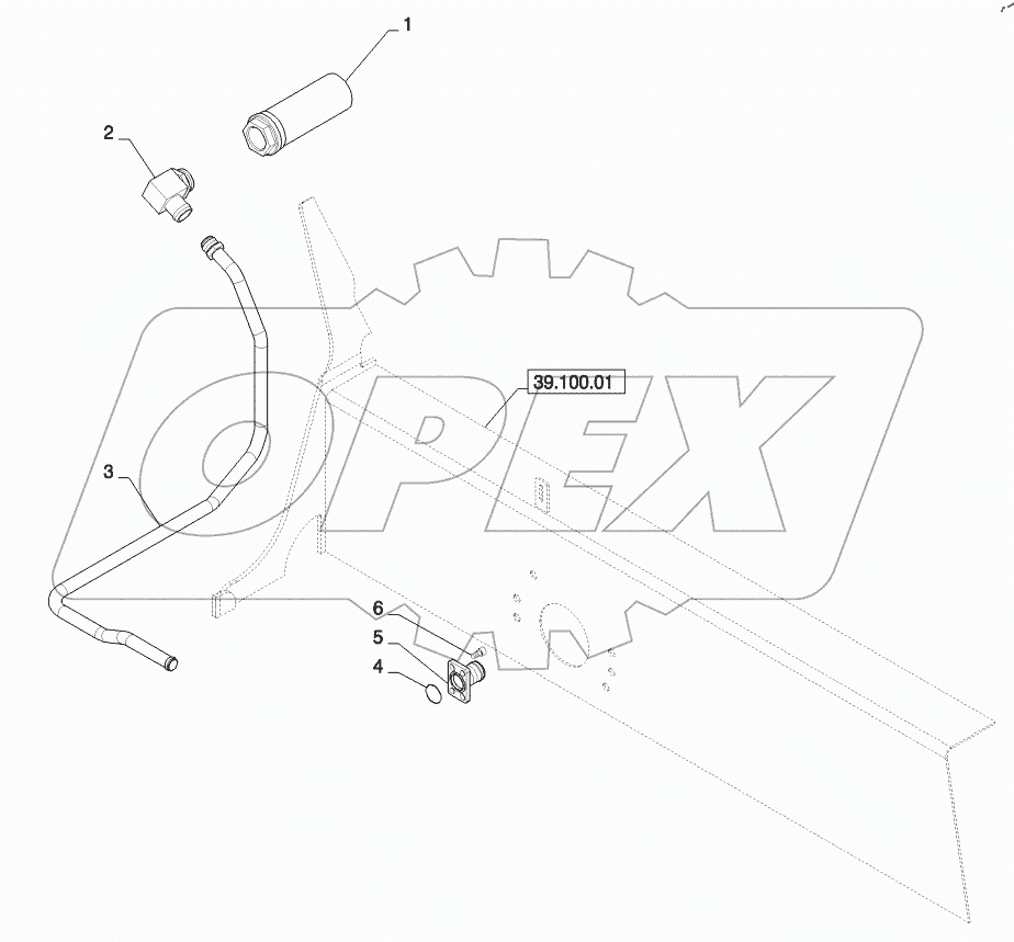  SUPPLY PLUMBING (LOADER VALVE) (ALL CASE)