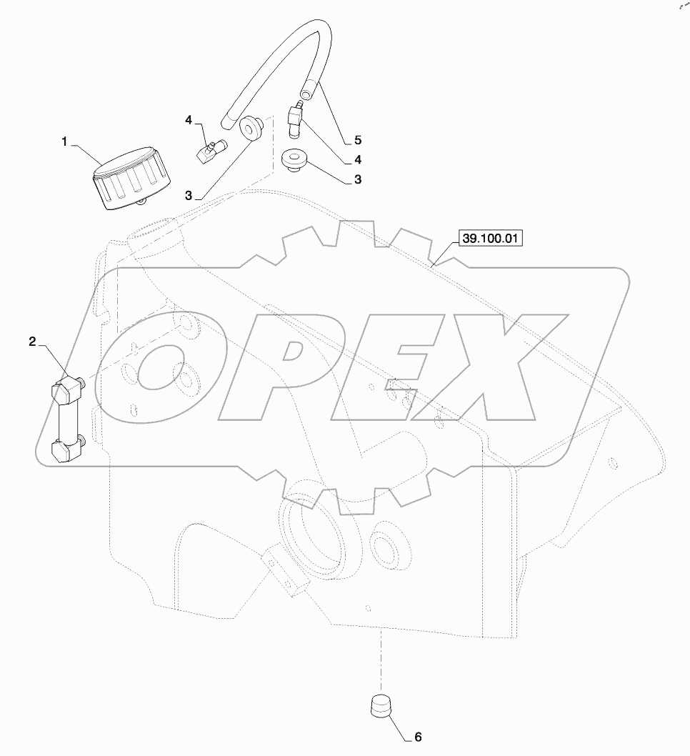  TANK, HYDRAULIC (SV300,TV380)