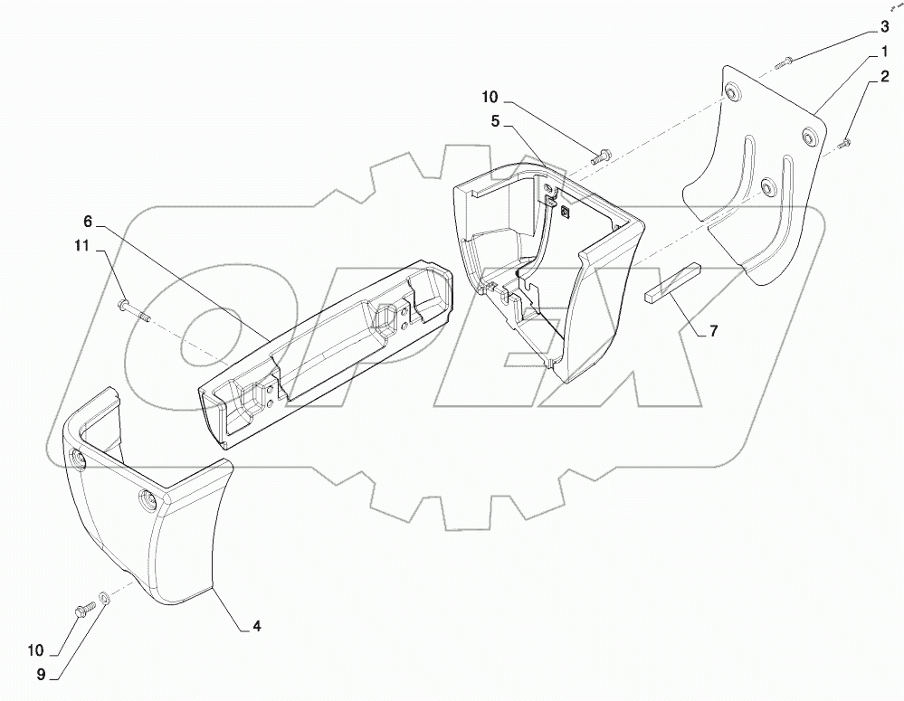  COUNTERWEIGHT (TR320,TV380)