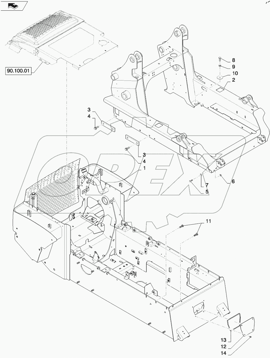  CHASSIS HOODS AND COVERS (SV300)