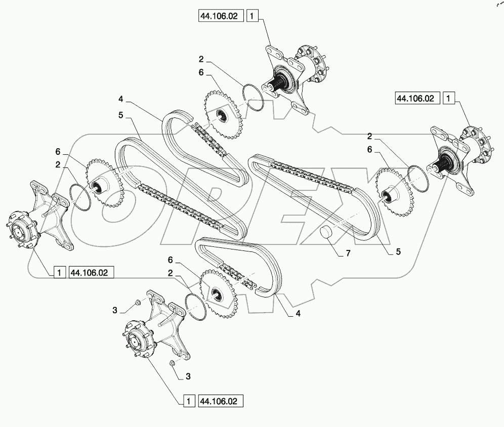  POWER TRAIN (SR250,SV300)