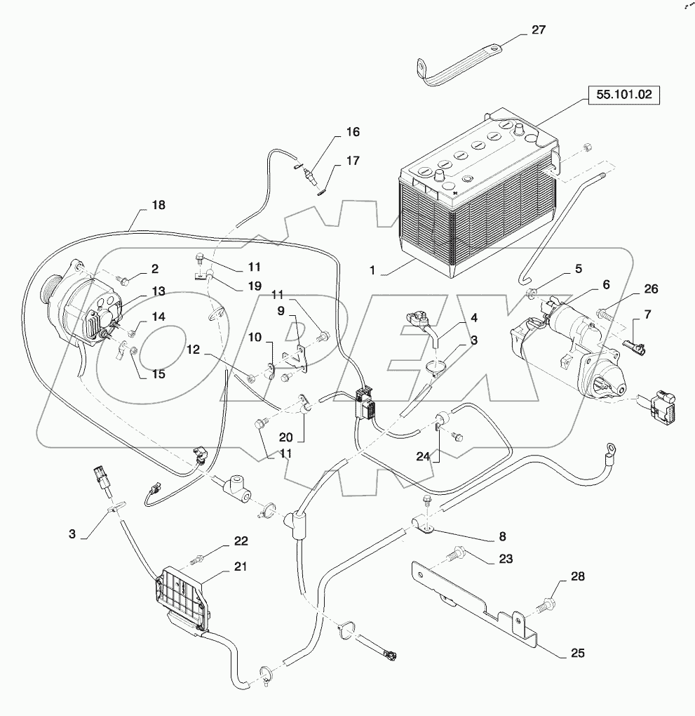  ENGINE ELECTRICAL LG VERT (SV300,TV380)
