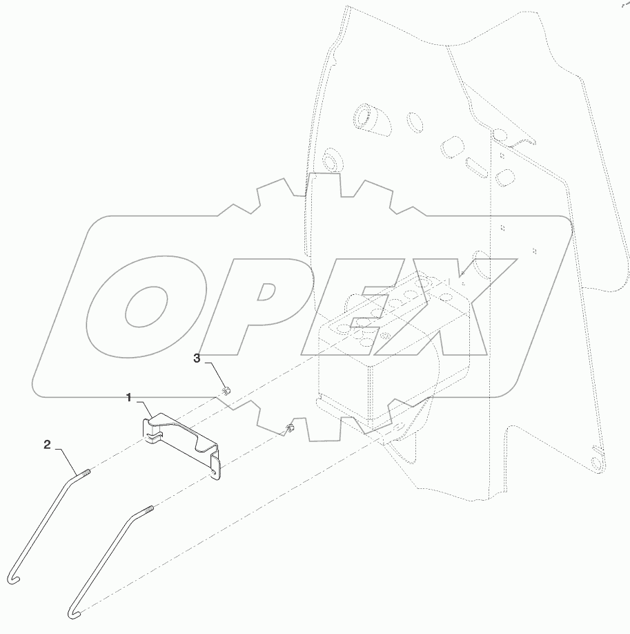  BATTERY RETAINER (ALL CASE)