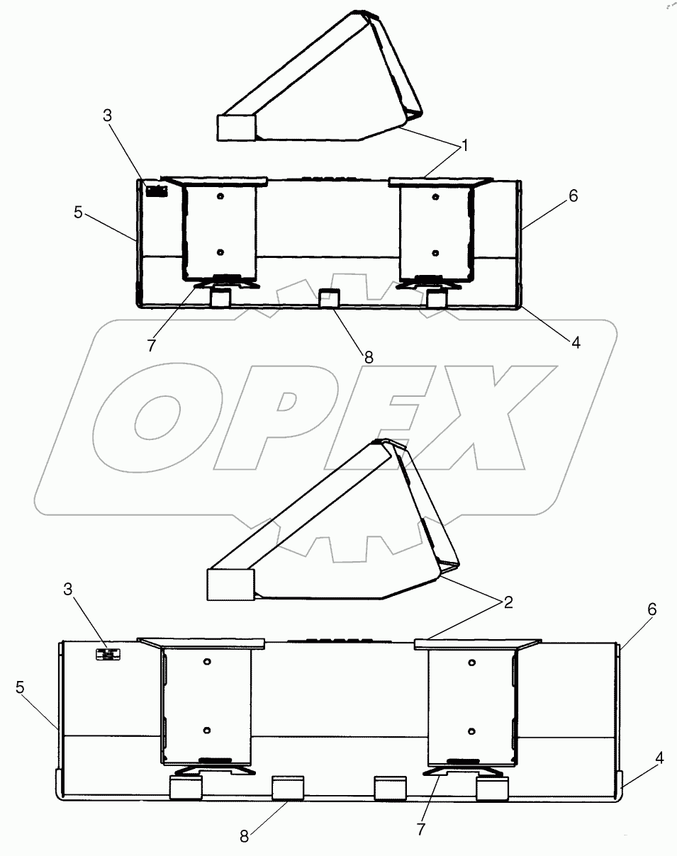  BUCKET, LOW PROFILE/EXTENDED LOW PROFILE