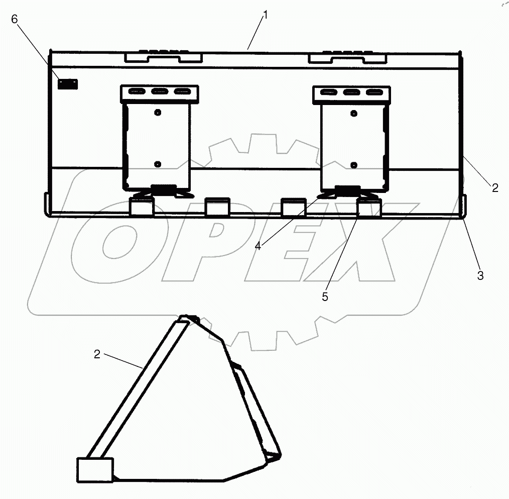  BUCKET, UTILITY/LIGHT MATERIAL