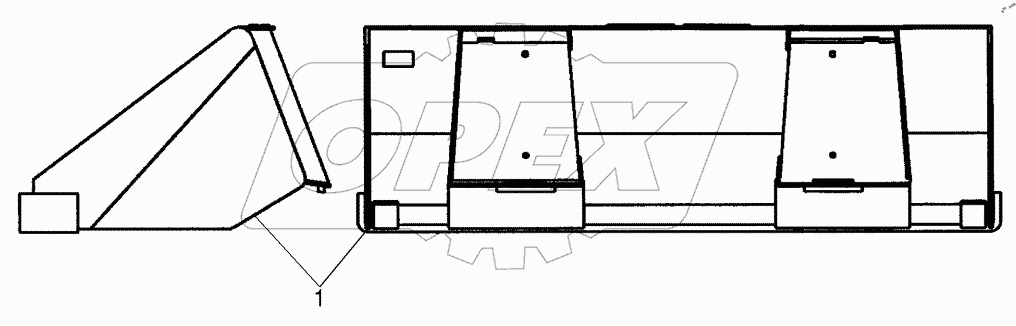  BUCKET, HEAVY DUTY DIRT