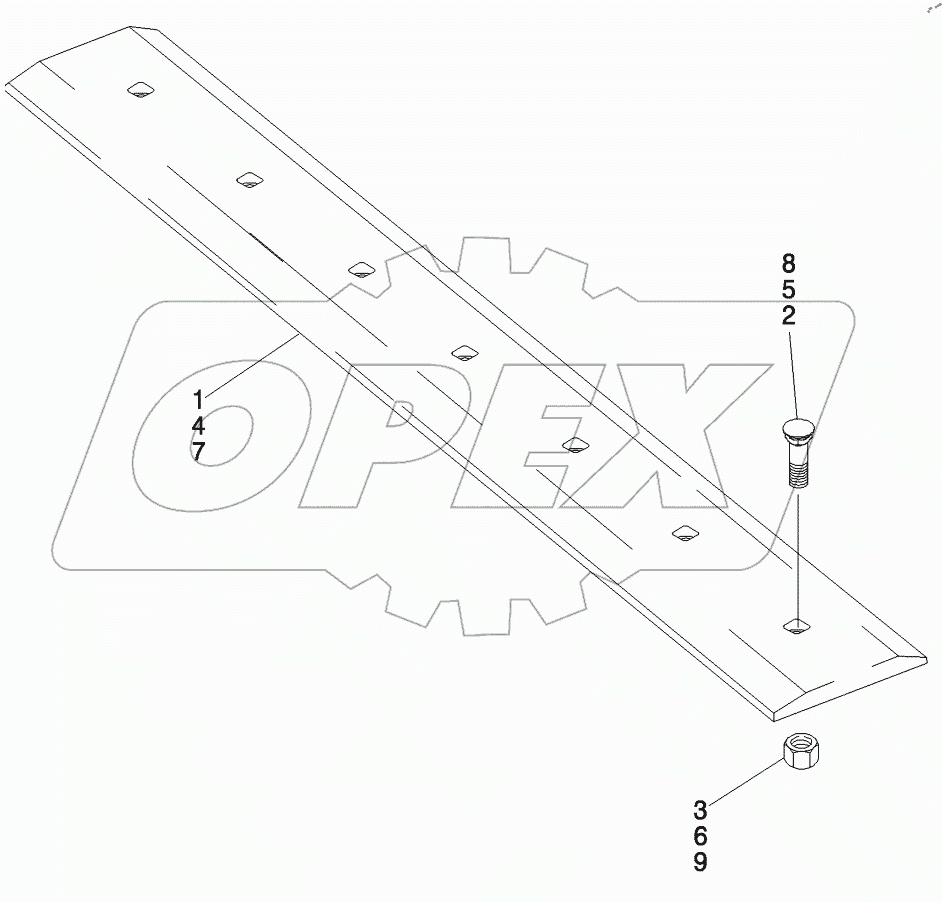  BUCKET CUTTING EDGE (ALL CASE)