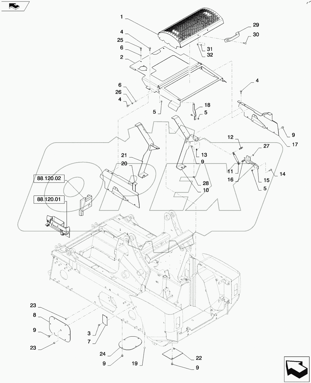  HOOD AND COVERS (SV300)