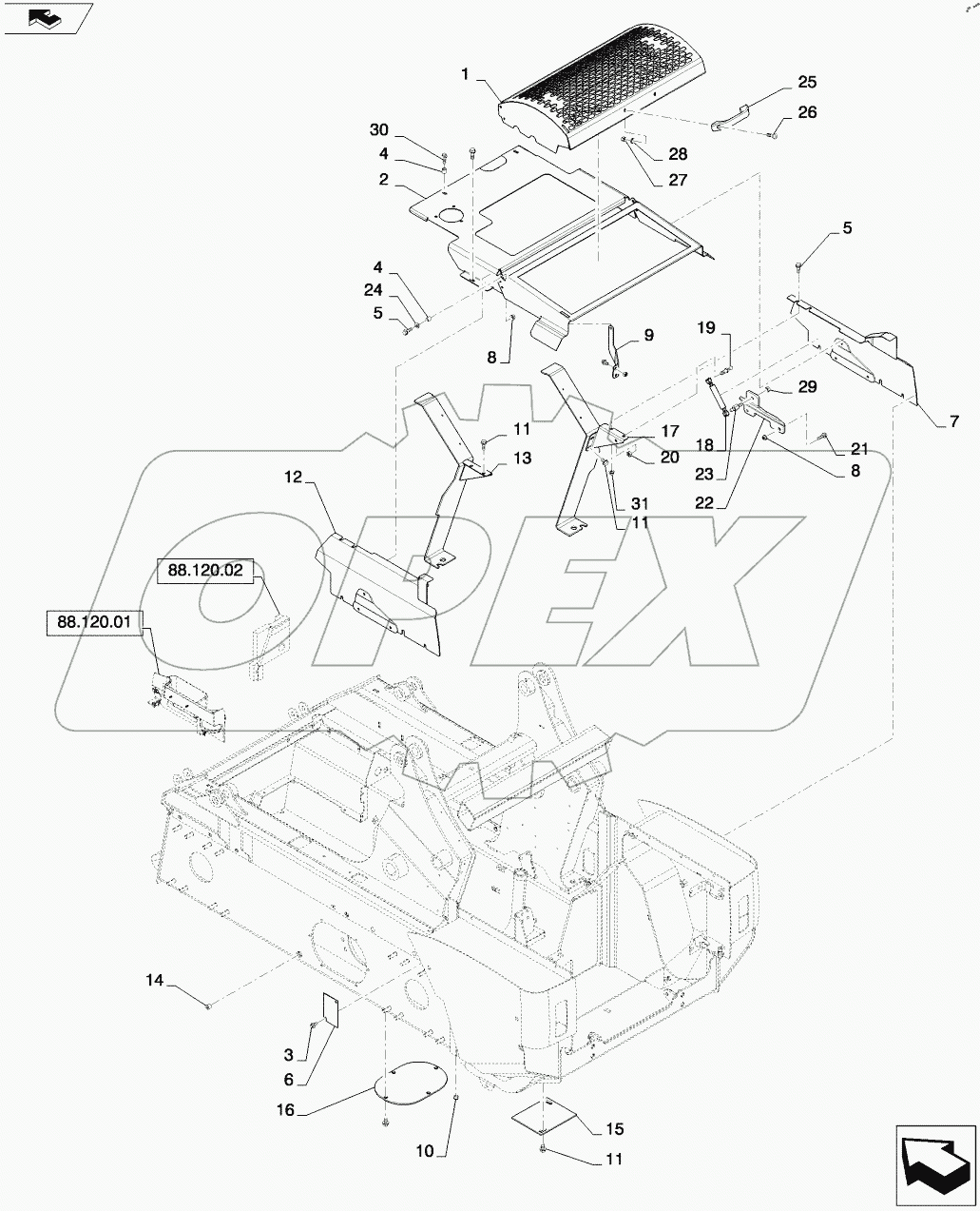  HOOD AND COVERS (TV380)