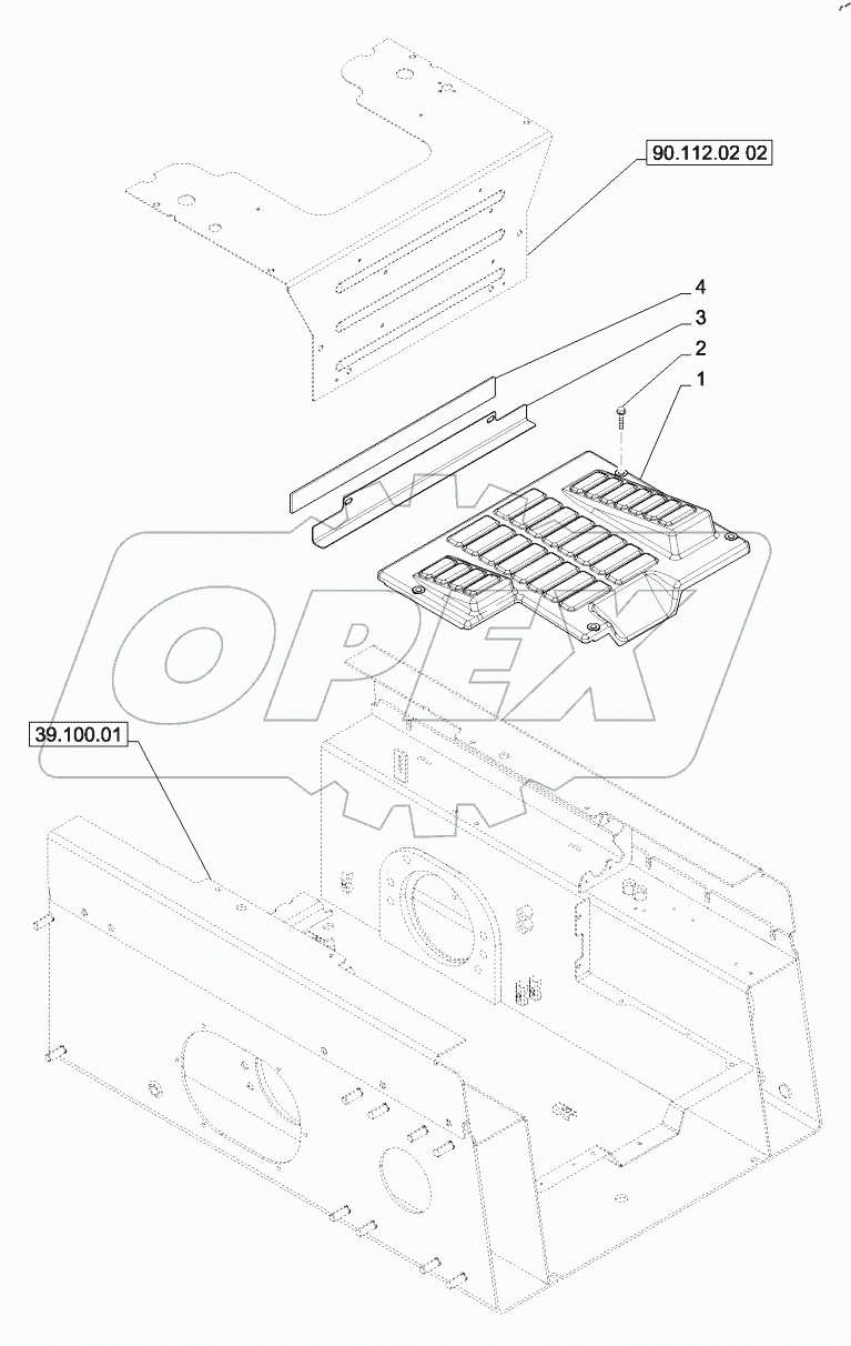  FLOORPLATE, NO PEDAL (ALL CASE)