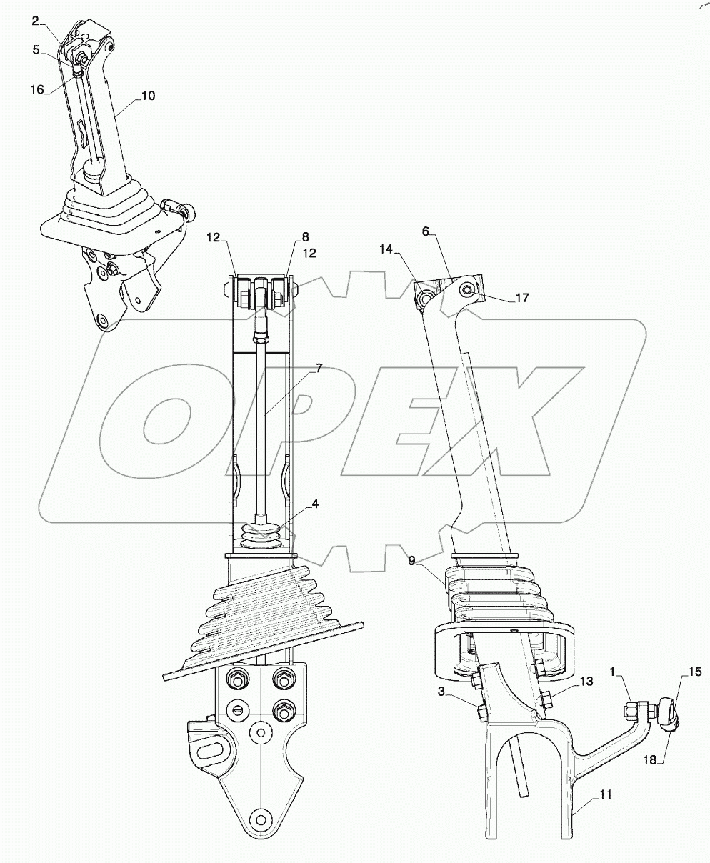  HAND CONTROLS, HANDLE RH (ALL CASE)