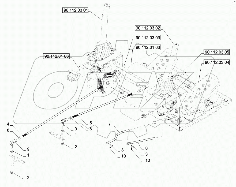  FOOT CONTROL, SERVO-CONTROL