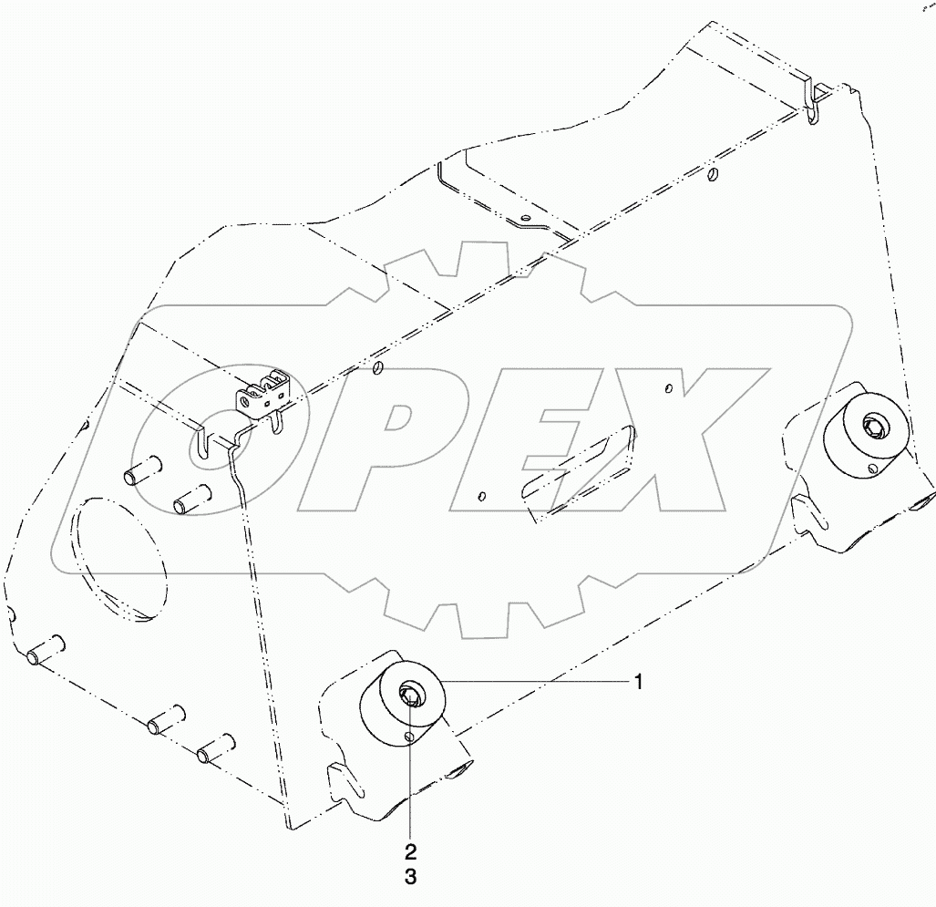  LOADER STOP 63MM (SV300)