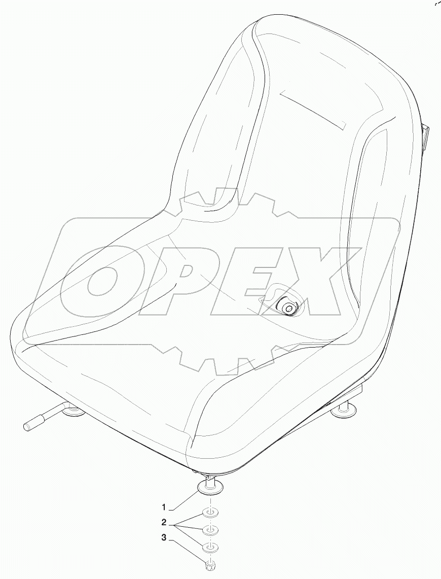  SEAT, NON-SUSPENSION (ALL CASE)