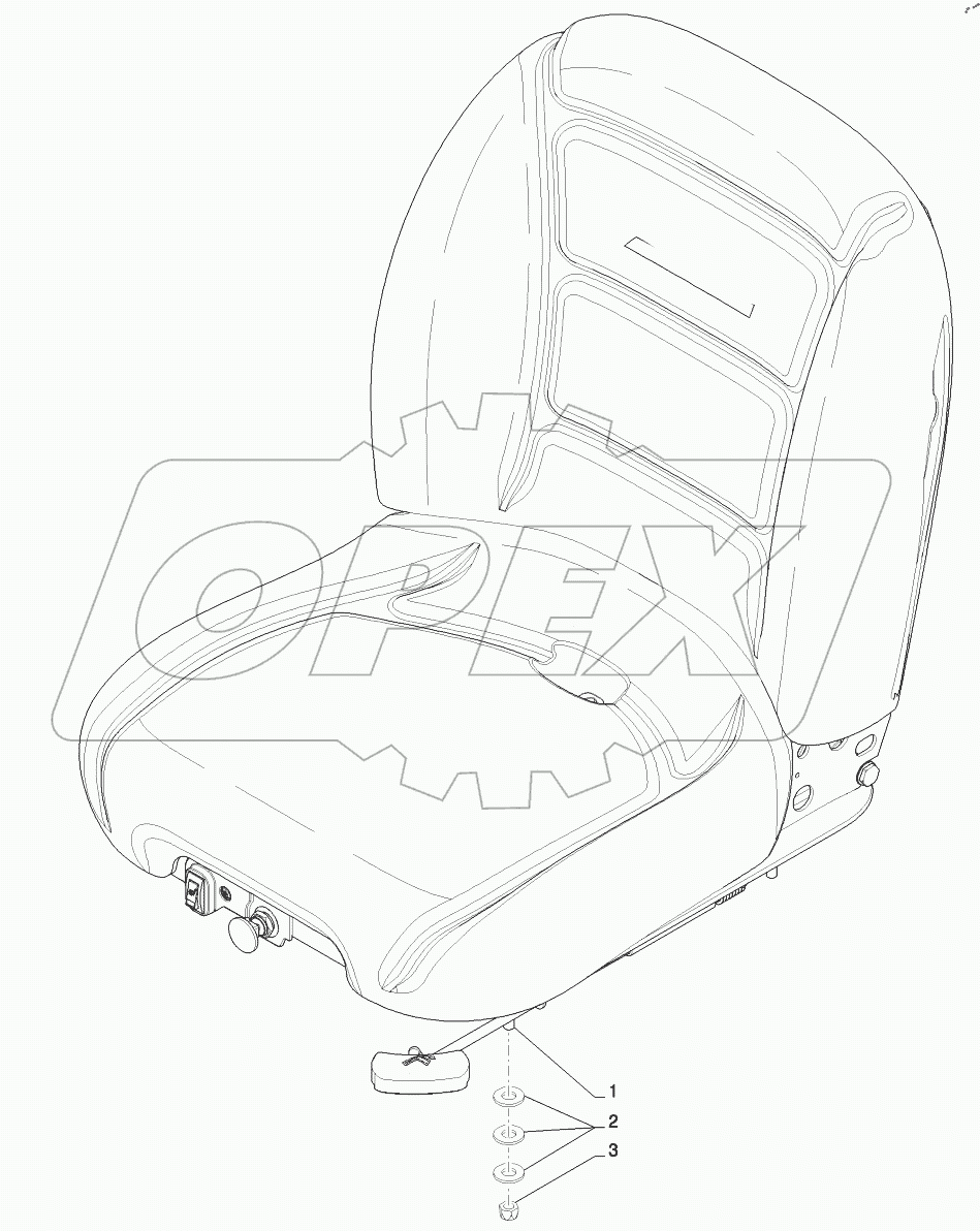 SEAT, AIR SUSPENSION (ALL CASE)